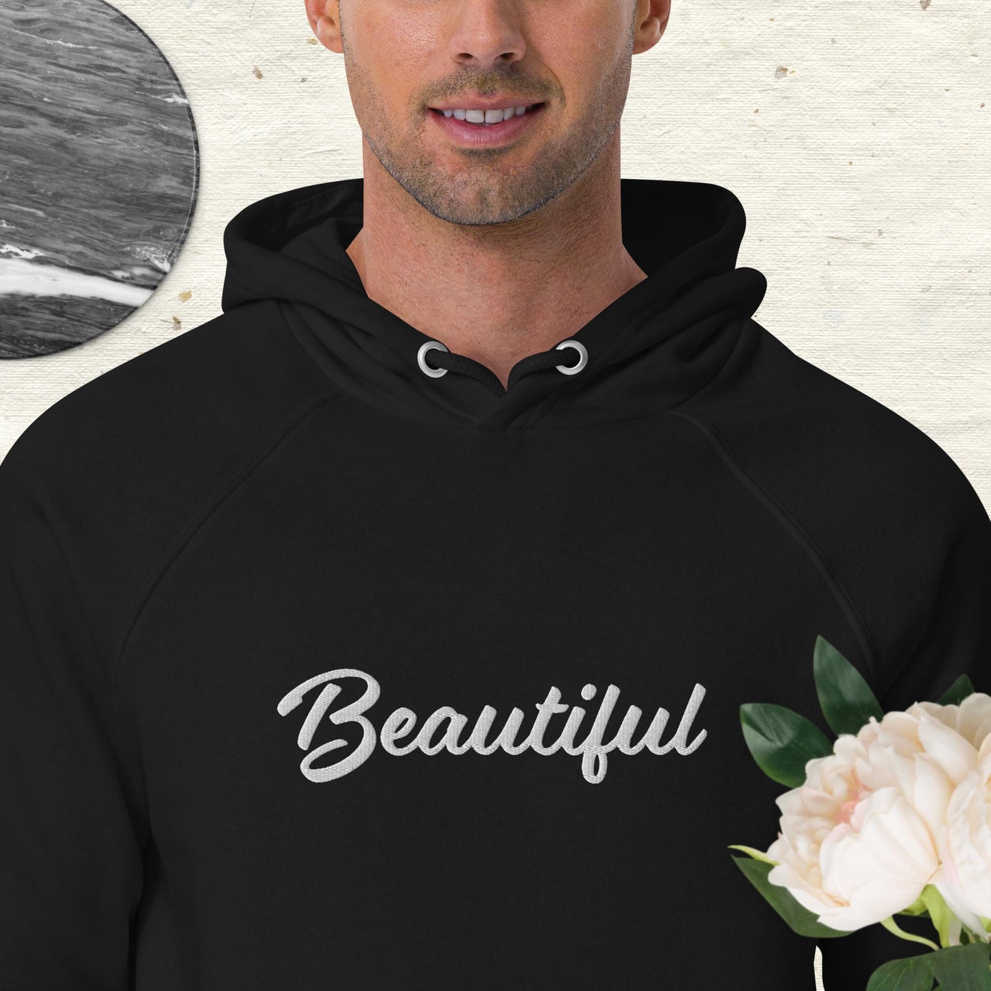 Beautiful Hoodie with Heart on sleeve