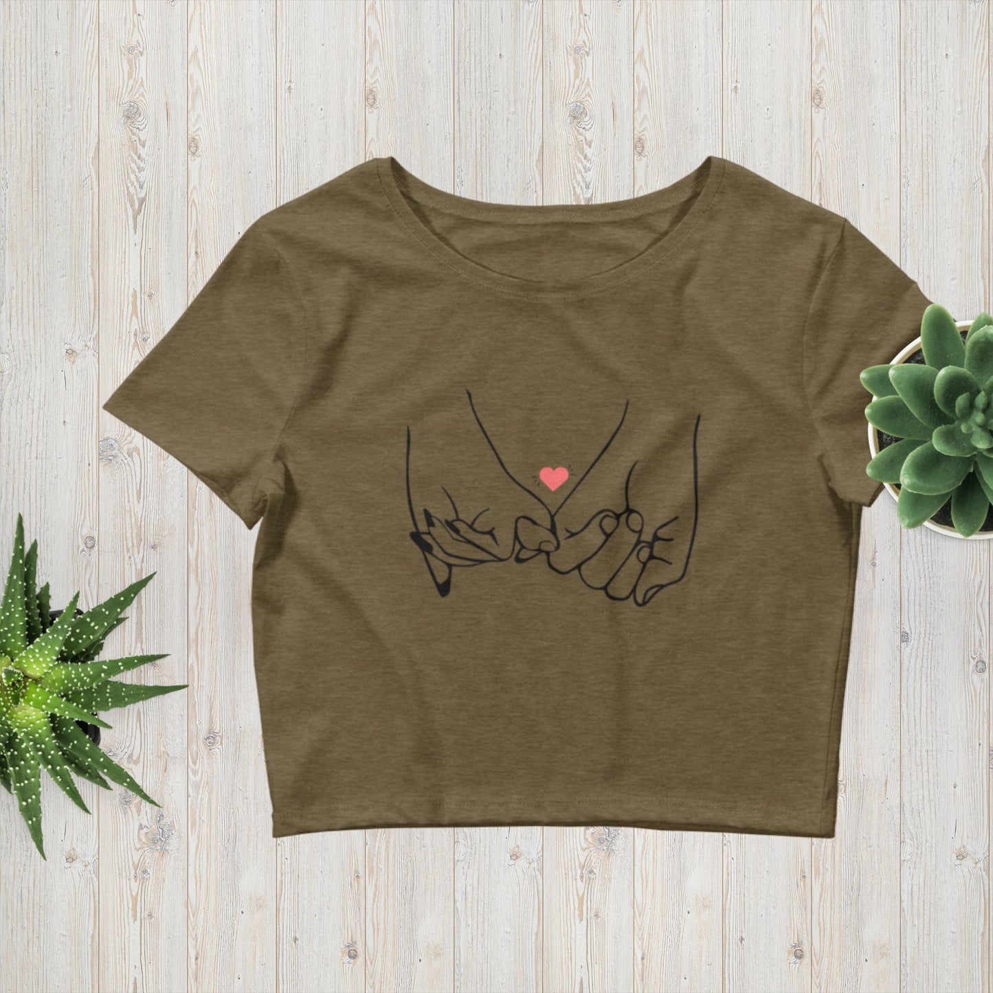 Promise to love Women’s Crop Tee