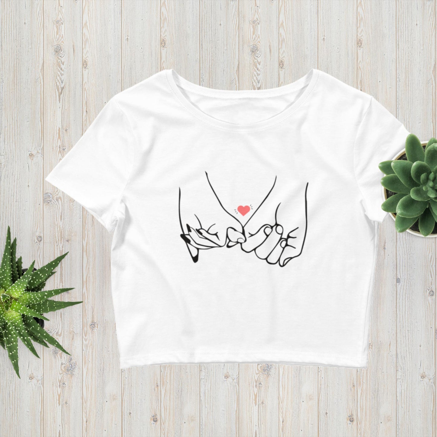 Promise to love Women’s Crop Tee