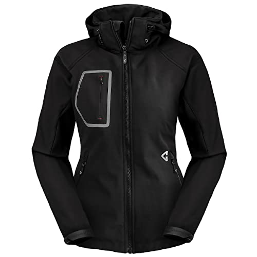 Gerbing Women's Torrid 2.0 Softshell Heated Jacket – 7V Battery Powered Heated Clothing – Winter Sports, Camping, Hunting Black S